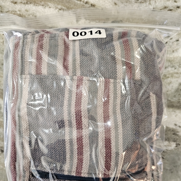 Ascend Men's Striped Button-Up Organic Cotton Jacket Shacket Shirt Large Tall - Picture 14 of 14